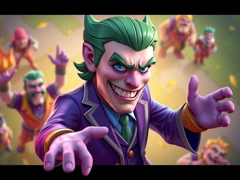 Joker Clash Royale Gameplay Screenshot